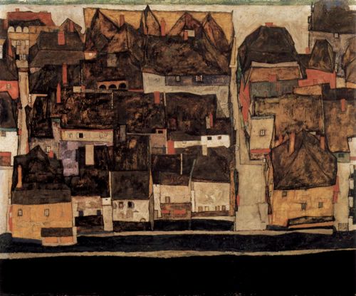Schiele, Egon: Krumau an der Moldau oder Kleinstadt IV