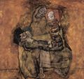 Schiele, Egon: Mutter mit zwei Kindern