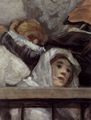 Goya y Lucientes, Francisco de: Kuppelfresko in San Antonio de la Florida, Madrid, Szene aus der Legende des Hl. Antonius von Padua: Der Heilige erweckt einen Toten in Lissabon, der die Unschuld seiner Eltern bezeugt, Detail: Zuschauer