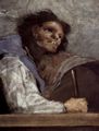 Goya y Lucientes, Francisco de: Kuppelfresko in San Antonio de la Florida, Madrid, Szene aus der Legende des Hl. Antonius von Padua: Der Heilige erweckt einen Toten in Lissabon, der Unschuld seiner Eltern bezeugt, Detail: Zuschauer