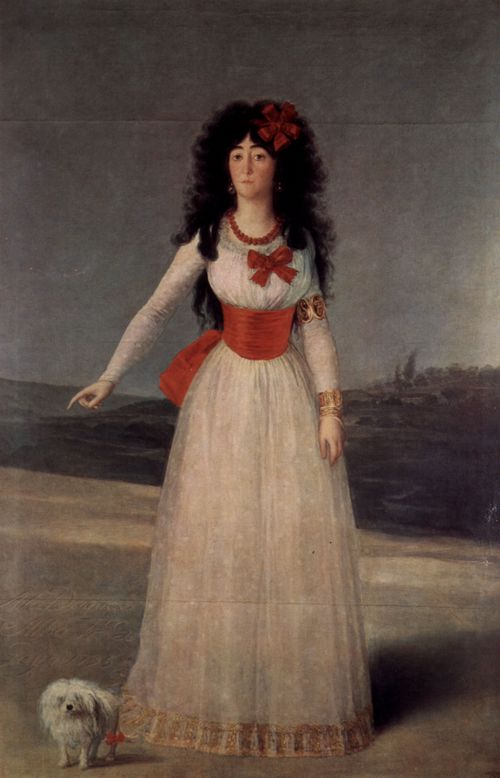 Goya y Lucientes, Francisco de: Portrt der Maria Teresa Cayetana de Silva, Herzogin von Alba