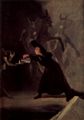 Goya y Lucientes, Francisco de: Zaubereibilder für den Palacio de la Alameda des Herzogs von Osuna, Szene: Die Lampe des Teufels
