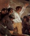 Goya y Lucientes, Francisco de: Erschießung der Aufständischen am 3. Mai 1808 in Madrid, Detail
