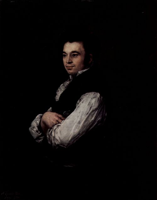 Goya y Lucientes, Francisco de: Portrt des Tiburcio Prez y Cuervo