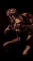 Goya y Lucientes, Francisco de: Serie der »Pinturas negras«, Szene: Saturn verschlingt eines seiner Kinder
