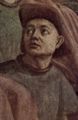 Masaccio: Szenen aus dem Leben Petri, Szene: Erweckung des Sohnes des Theophilus, Fürst von Antiochien, Detail: Kopf eines Höflings