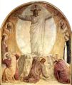 Angelico, Fra: Freskenzyklus im Dominikanerkloster San Marco in Florenz, Szene: Verklärung Christi (Transfiguratio Domini)