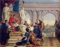 Tiepolo, Giovanni Battista: Mäzenas stellt Augustus die Künste vor