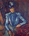 Cézanne, Paul: Porträt einer Dame in Blau