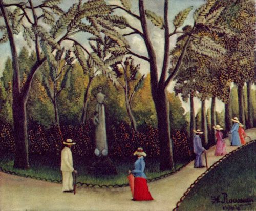 Rousseau, Henri: Das Chopin-Denkmal im Jardin du Luxembourg