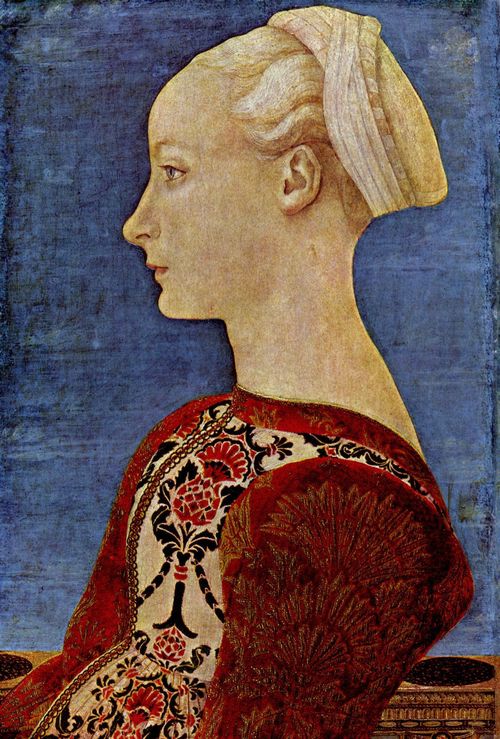Domenico Veneziano: Portrt einer vornehmen jungen Frau, Fragment