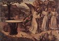 Antonello da Messina: Erscheinung dreier Engel vor Abraham, Fragment