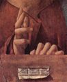 Antonello da Messina: Salvator mundi, Detail