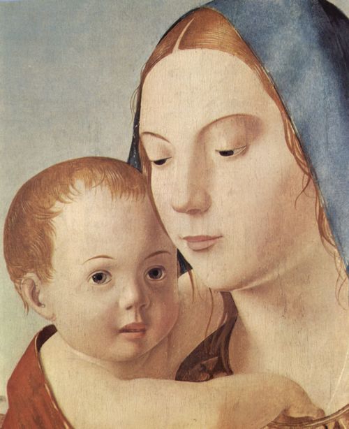 Antonello da Messina: Madonna, sog. Benson Madonna, Detail