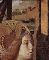 Antonello da Messina: Verkündigung, Fragment, Detail: Kopf des Verkündigungsengels