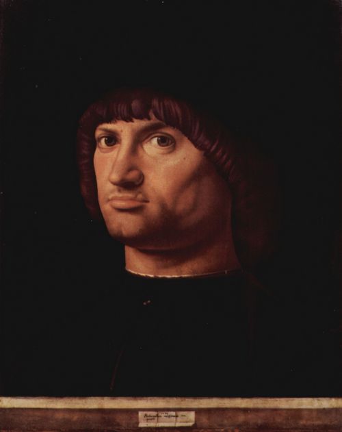 Antonello da Messina: Portrt eines Mannes (Der Condottiere)
