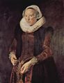Hals, Frans: Porträt einer etwa dreißigjährigen Frau mit Kette um der Taille