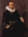 Hals, Frans: Porträt eines Mannes mit plissiertem Kragen, mit Hut in der linken Hand