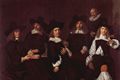 Hals, Frans: Gruppenporträt der Regenten des Altmännerhospizes in Haarlem