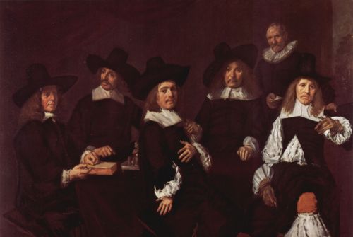 Hals, Frans: Gruppenportrt der Regenten des Altmnnerhospizes in Haarlem