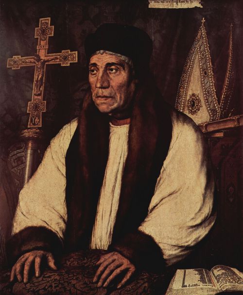 Holbein d. J., Hans: Porträt des William Warham, Erzbischof von Canterbury