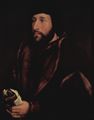 Holbein d. J., Hans: Porträt eines Mannes mit Brief und Handschuhen