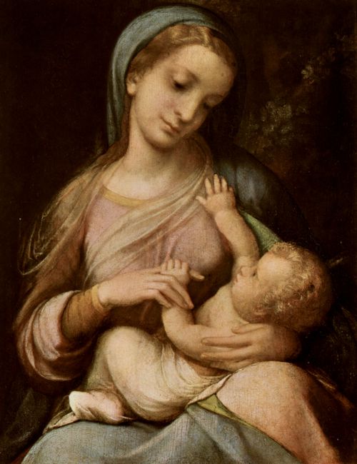 Correggio: Madonna Campori, Szene: Madonna