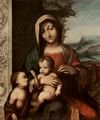 Correggio: Madonna mit Johannes dem Tufer