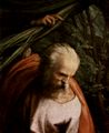Correggio: Ruhe auf der Flucht nach gypten, mit Hl. Franziskus, Detail: Der Hl. Josef