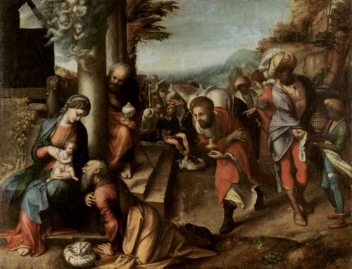 Correggio: Anbetung der Heiligen Drei Knige