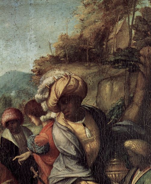 Correggio: Anbetung der Heiligen Drei Knige, Detail