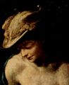 Correggio: Die Erziehung des Amor, Detail: Kopf des Merkur