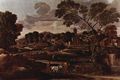 Poussin, Nicolas: Landschaft mit dem Begräbnis des Phokos