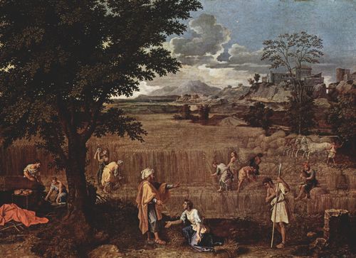Poussin, Nicolas: Gemldefolge »Die vier Jahreszeiten«, Szene: Der Sommer