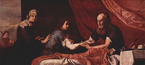 Ribera, Jos de: Der blinde Isaak segnet Jacob