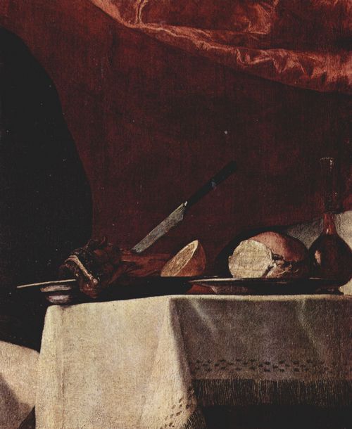 Ribera, Jos de: Der blinde Isaak segnet Jacob, Detail
