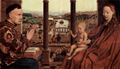 Eyck, Jan van: Madonna des Kanzlers Nicholas Rolin, Detail