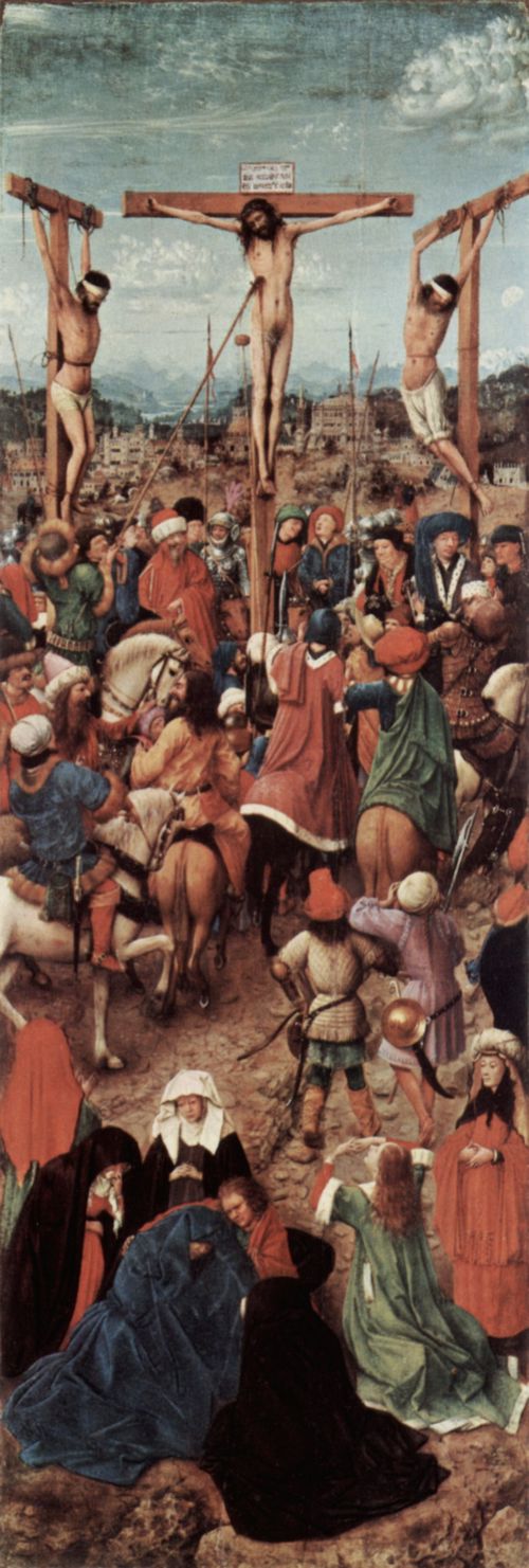Eyck, Jan van: Kreuzigung, Flgel eines Diptychons, Fragment