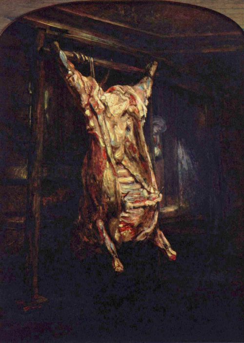 Rembrandt Harmensz. van Rijn: Geschlachteter Ochse