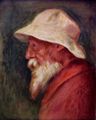 Renoir, Pierre-Auguste: Selbstporträt mit weißem Hut