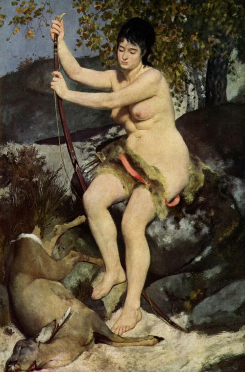 Renoir, Pierre-Auguste: Diana als Jgerin