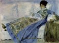 Renoir, Pierre-Auguste: Madame Monet auf dem Divan
