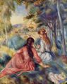 Renoir, Pierre-Auguste: Junge Mädchen auf der Wiese