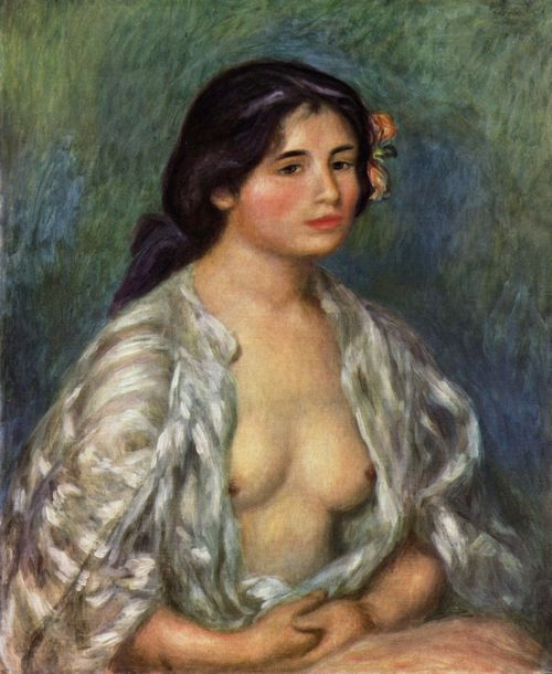 Renoir, Pierre-Auguste: Gabrielle mit offener Bluse