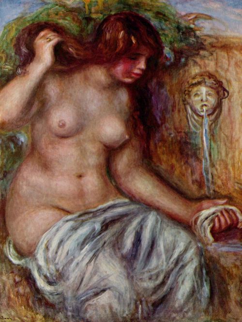 Renoir, Pierre-Auguste: Frau am Brunnen