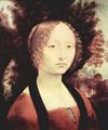 Leonardo da Vinci: Porträt einer Edeldame (Ginevra Benci)