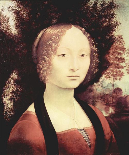 Leonardo da Vinci: Portrt einer Edeldame (Ginevra Benci)