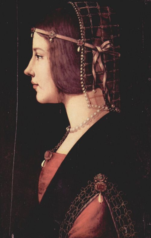 Leonardo da Vinci: Portrt einer Dame (Beatrice d'Este)
