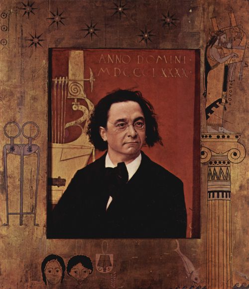 Klimt, Gustav: Bildnis des Pianisten und Klavierpädagogen Joseph Pembauer