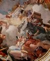Tiepolo, Giovanni Battista: Fresken im kniglichen Palast von Madrid, Szene: Apotheose der spanischen Knigsfamilie